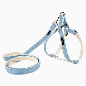 Blue Dog Harness + Leash Kit | Dog Harness | Dog Leash | Hemp | The Modern Pup